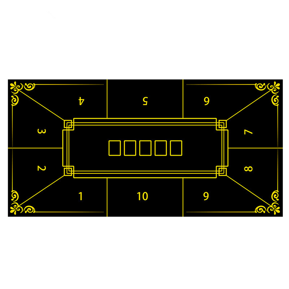 Gaming Accessories For Table - Verdickte Gummi-Poker-Tischdecke Casino Texas Hold'em Tischmatte