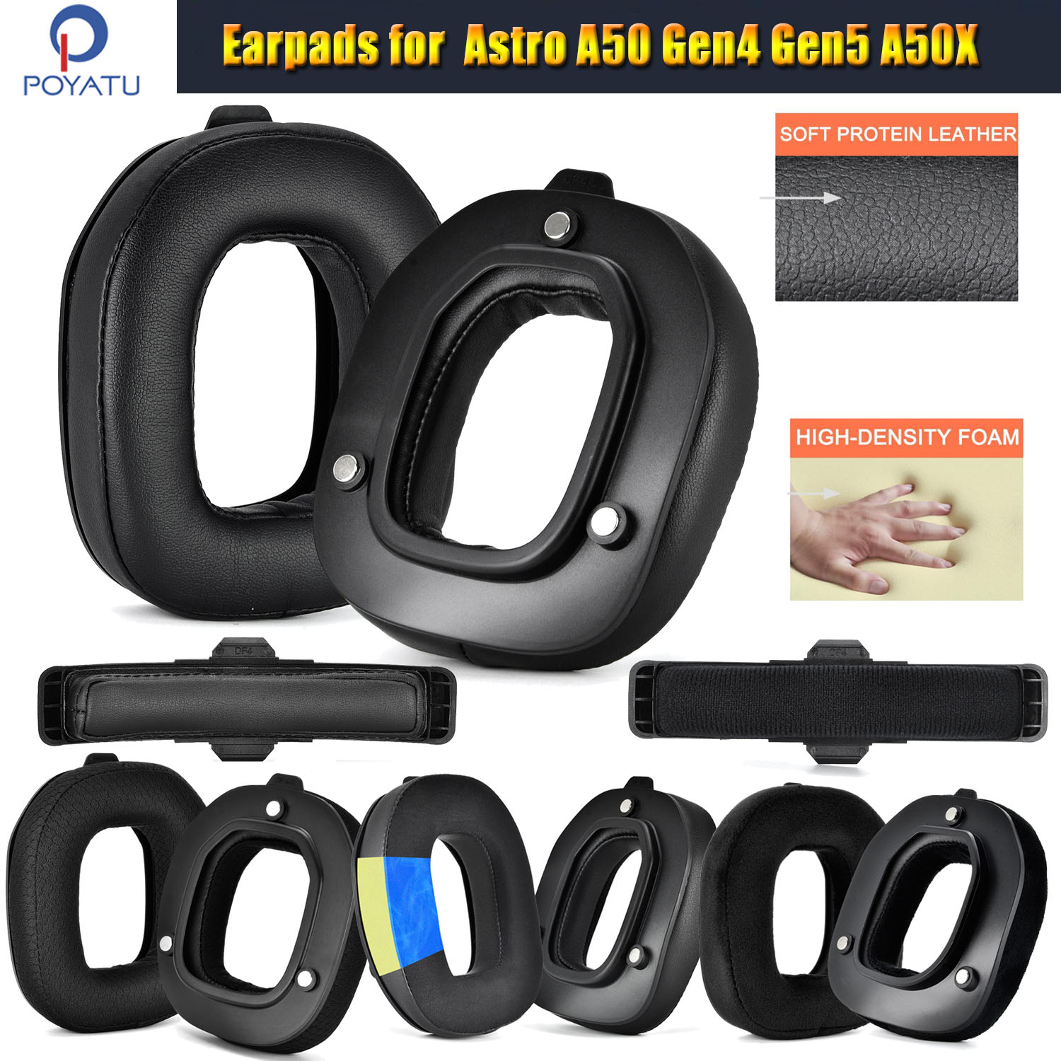 Gaming Accessories Sale - Poyatu Ohrpolster für Logitech Astro A50