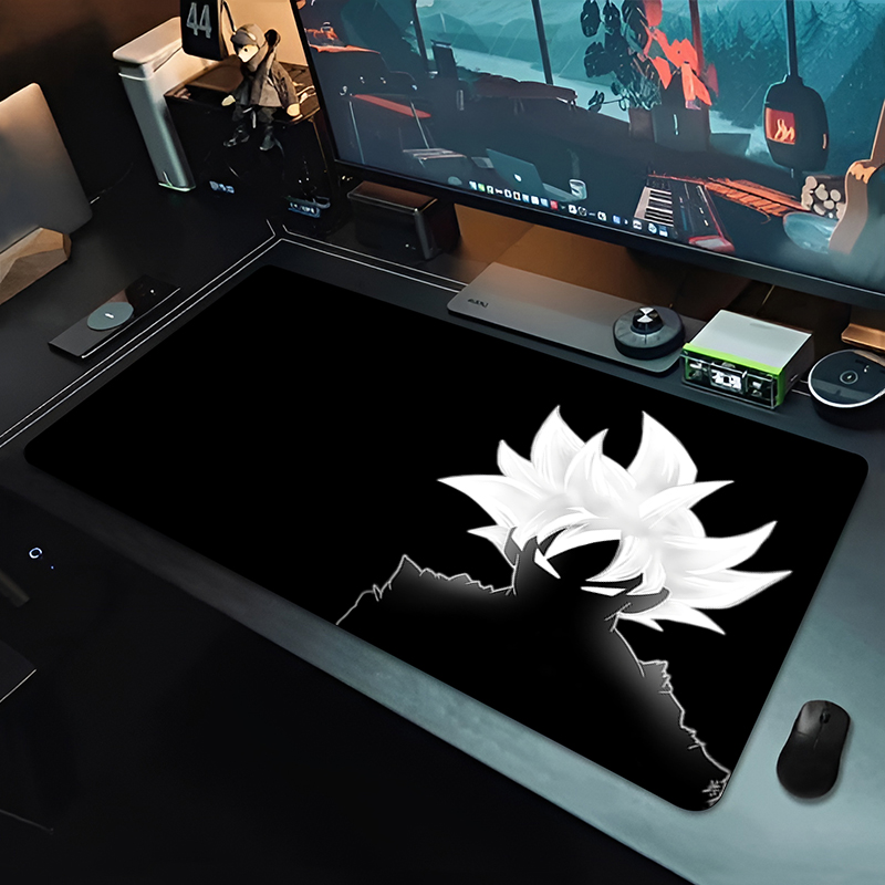 Gaming Accessories For Table - DBZ Schwarzes Anime-Mauspad Dragon Ball Große