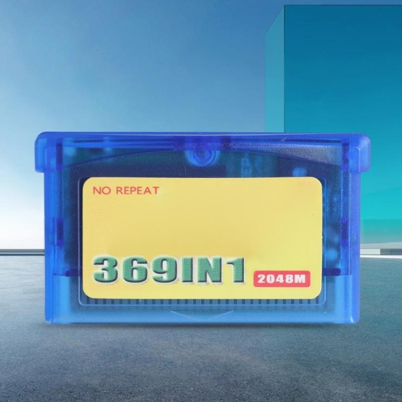 Gaming Accessories Best - 369-in-1-Spielkarte der englischen Ausgabe, Videospiel-Cartridge-Karte für