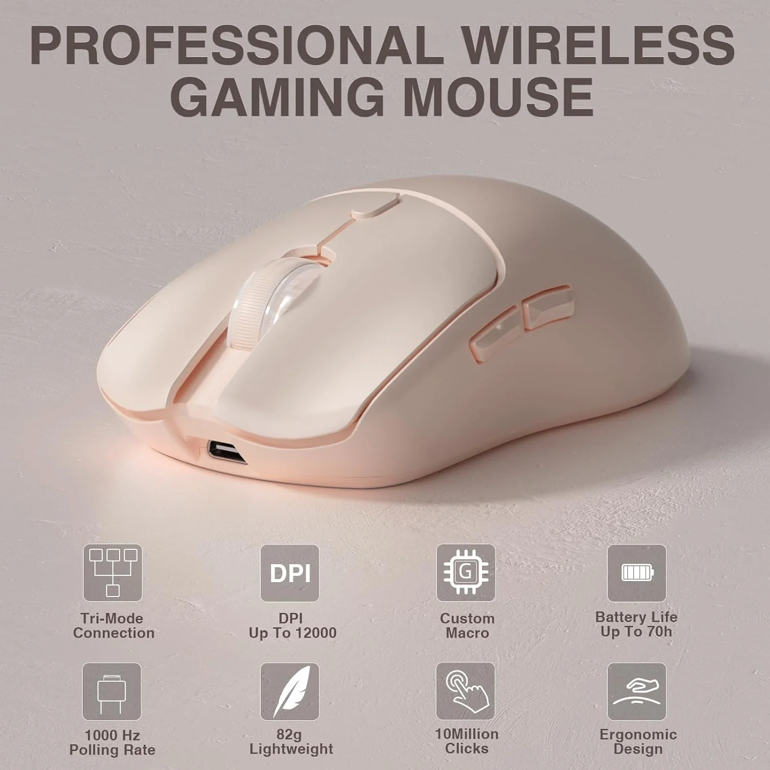 Gaming Accessories Laptop - AULA SC580X Tri-Mode Kabellose Gaming-Maus 12000DPI