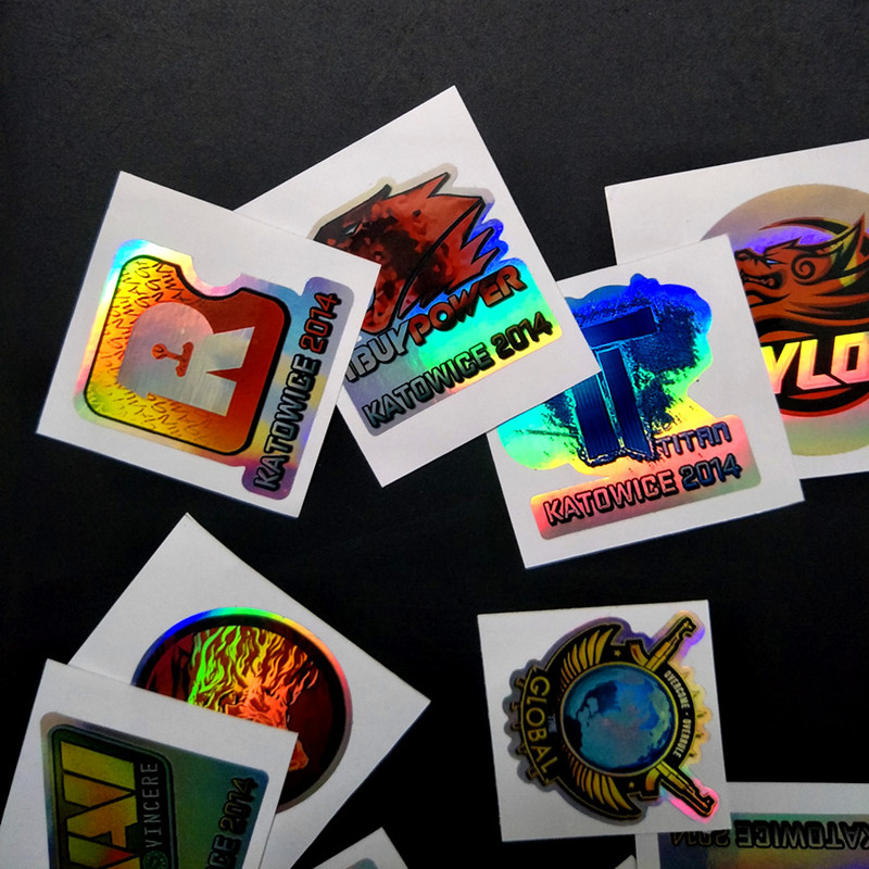 Gaming Accessories Toys - CS:GO Holografische Peripherie-Aufkleber, wasserfest, physikalischer Druck