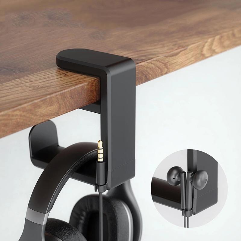 Gaming Accessories Setup - Universeller Desktop 360 ° Drehbarer Kopfhörerständer