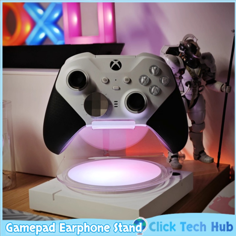 Gaming Accessories For Table - Cololight Gamepad-Ständer, Kopfhörer-Ständer, RGB-Basis, Puppen-Display, Atmosphäre,