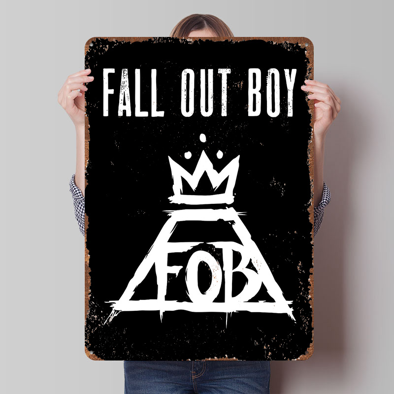 Gaming Accessories Boys - Fall Out Boy Blechschild Poster Individualisierte