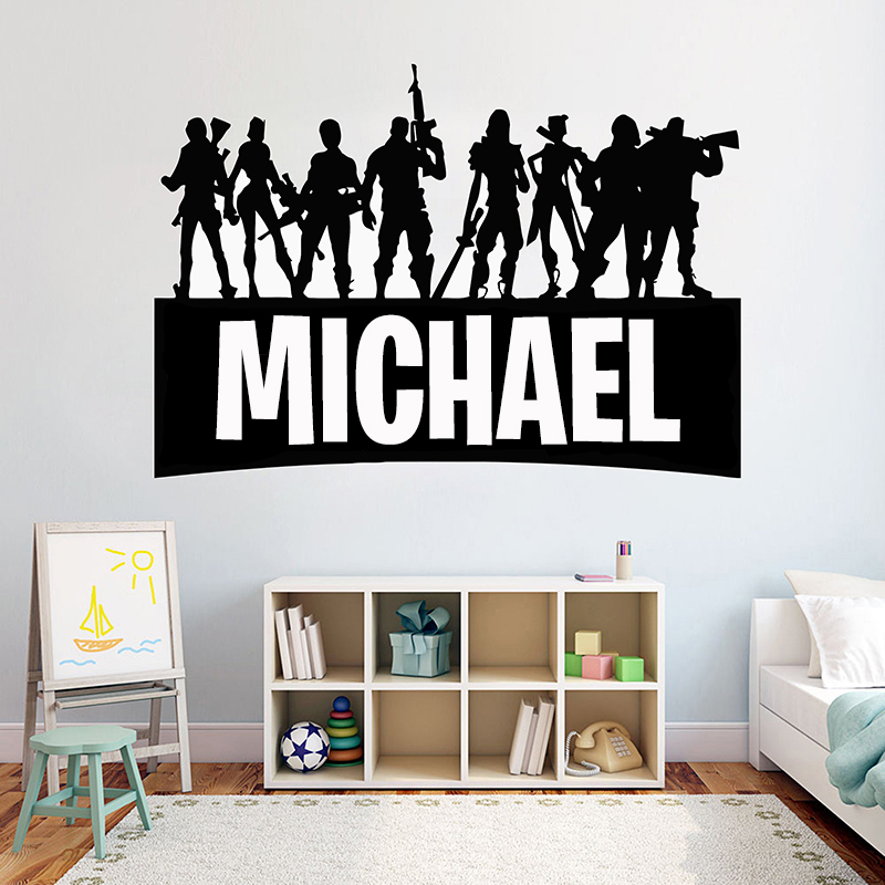 Gaming Accessories For Bedroom - Spiel Gamer Personalisierte Name wand Dekor