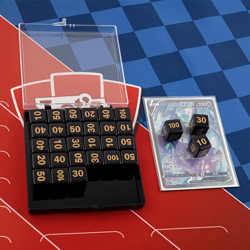 Gaming Accessories Must Have - 10 Stück PTCG-Zählwürfel, digitale Würfel aus