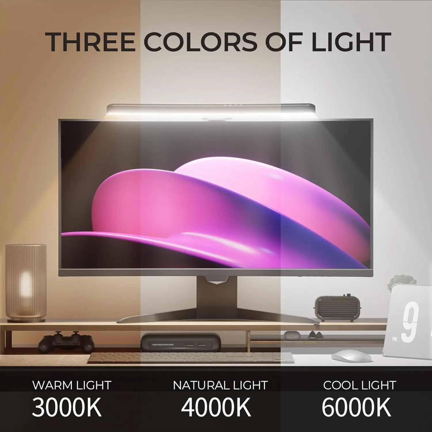 Monitor Licht Bar Gebogen mit  – Gaming Accessories For Bedroom Bewertung und Preis