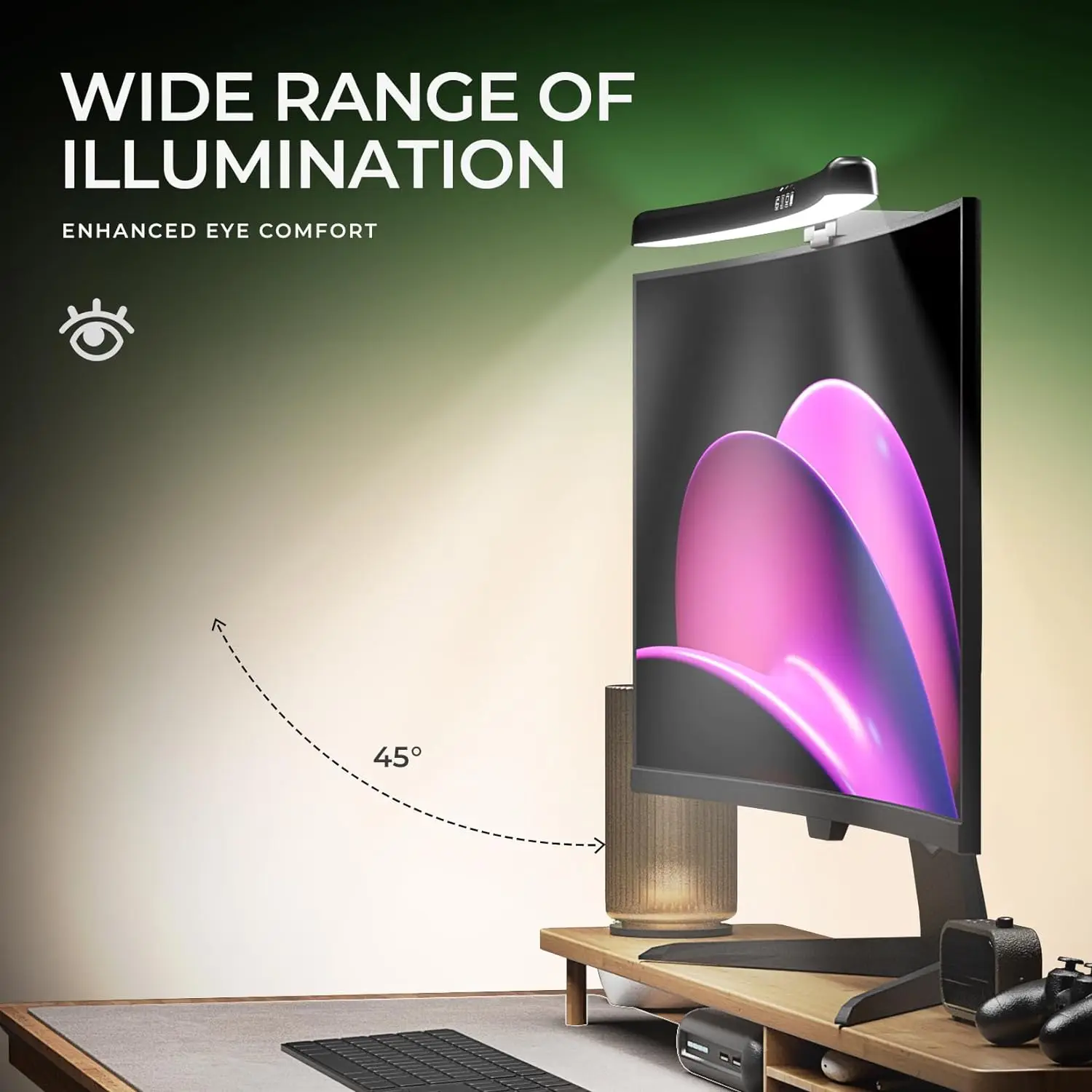 Monitor Licht Bar Gebogen mit  – Gaming Accessories For Bedroom Bewertung und Preis