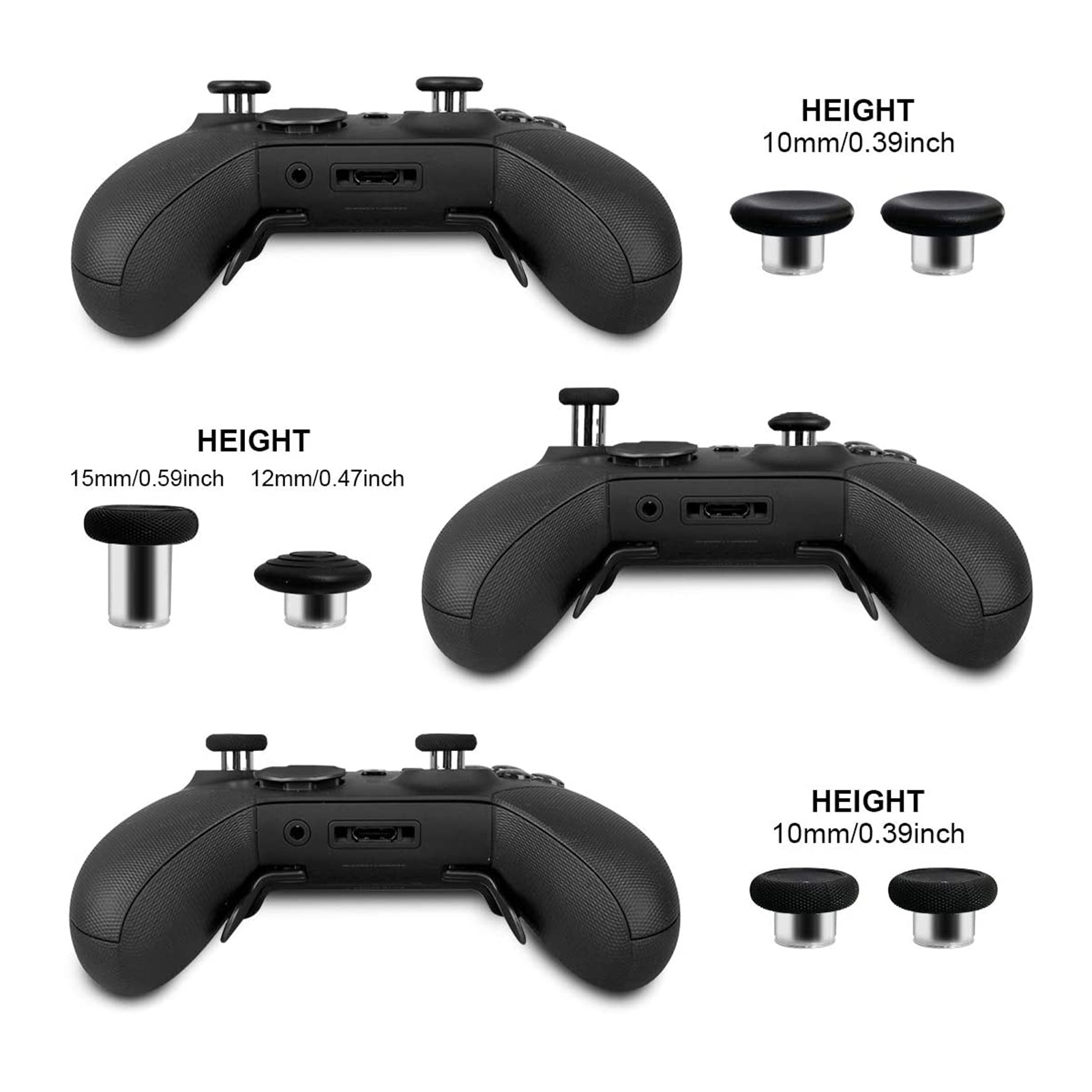 6 Stück Metall-Ersatz-Joystick – Jjk Gaming Accessories Bewertung und Preis