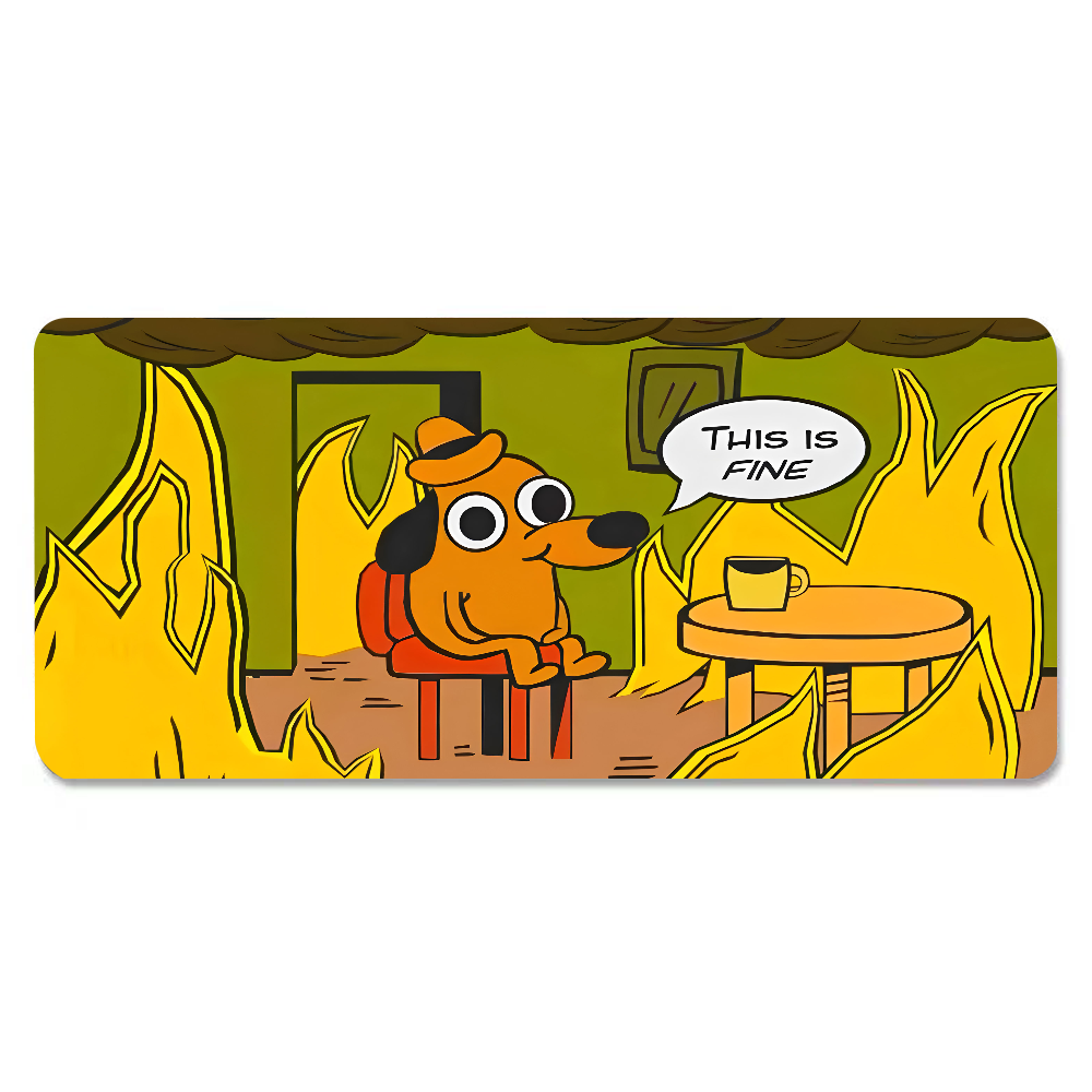 This Is Fine Dog Dackel-Mauspa – Gaming Accessories Setup Bewertung und Preis