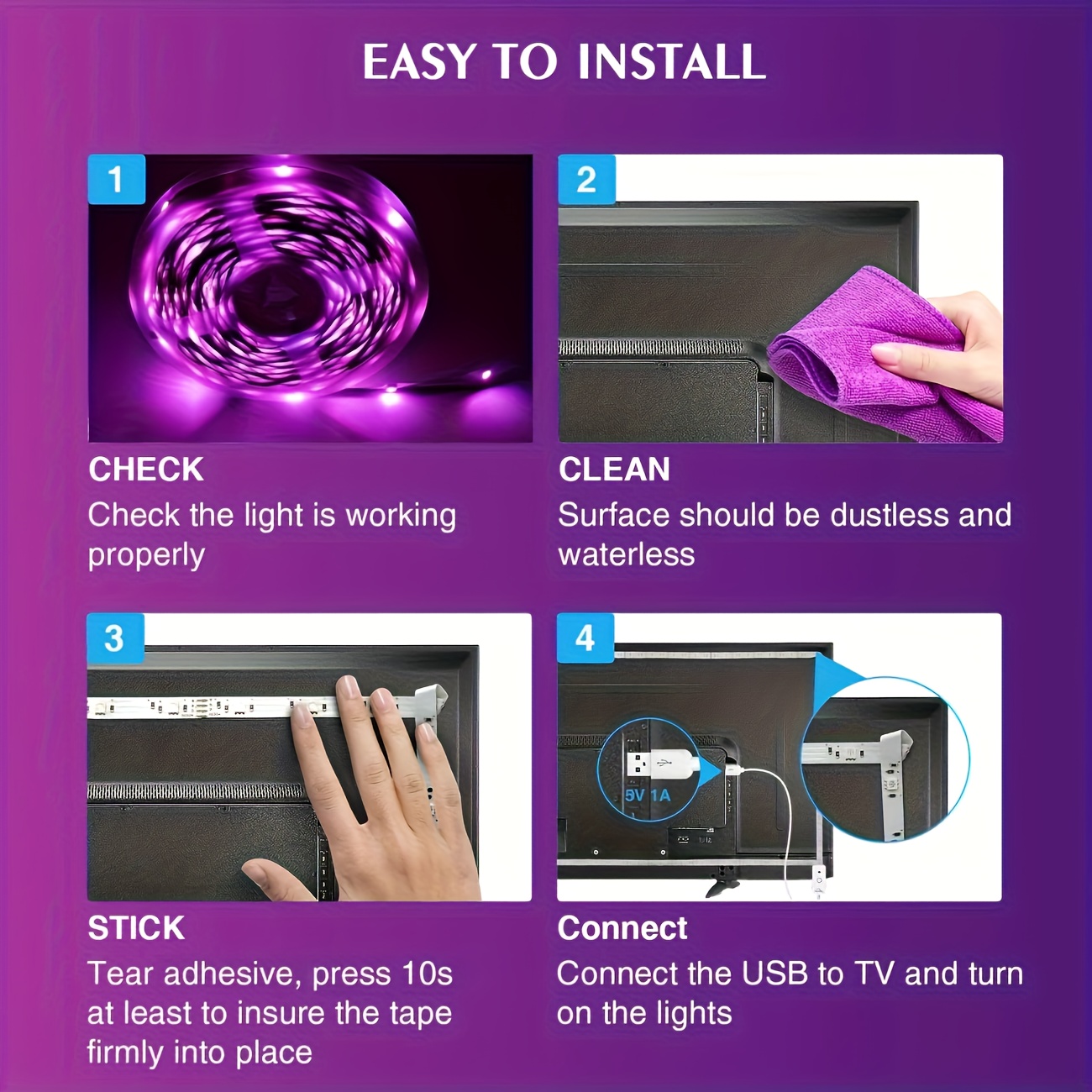 Bluetooth Smart RGB LED-Streif – Gaming Accessories For Bedroom Bewertung und Preis