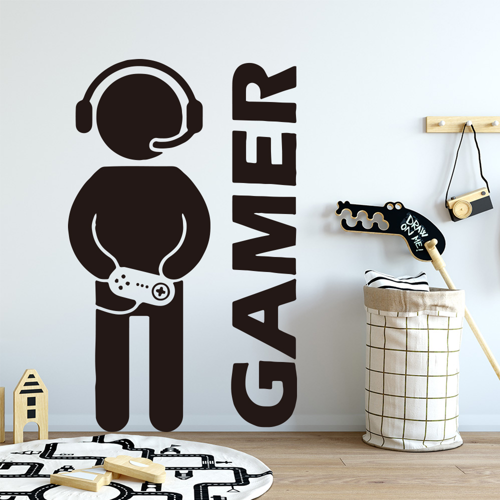 1pc Gamer Wand Kunst Aufkleber – Gaming Accessories For Bedroom Bewertung und Preis
